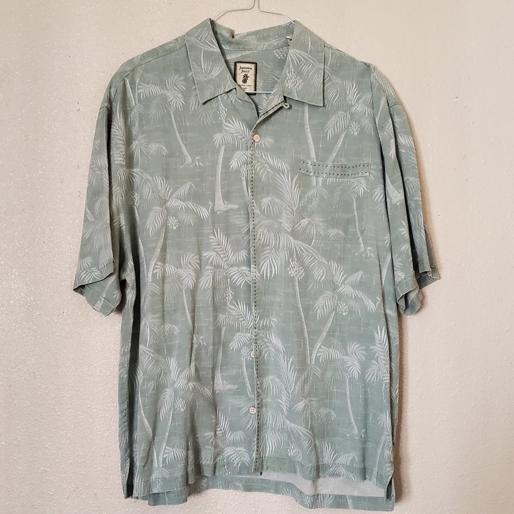 Jamaica Jaxx Hawaiian Button Down Shirt